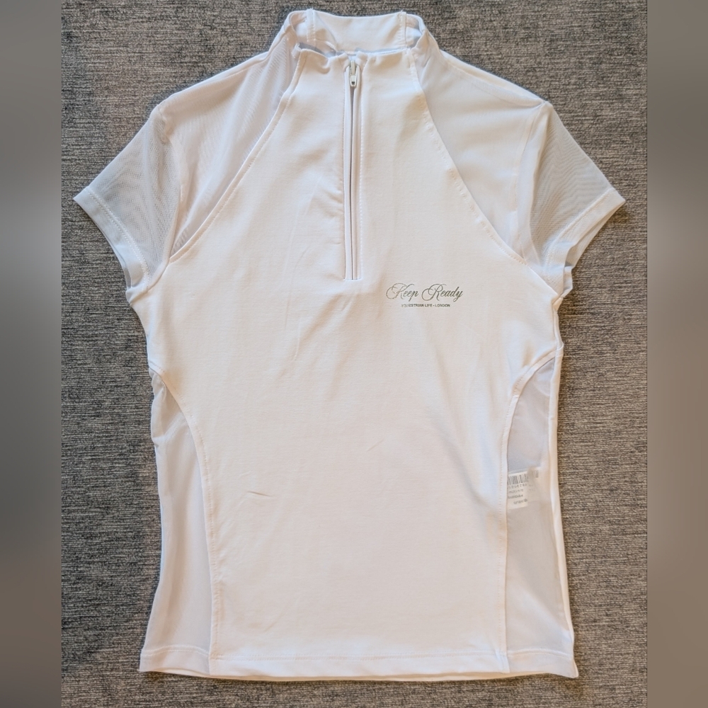 Zara Girls’ White Shirt Equestrian Horse Riding Size 11–12 Years NWT